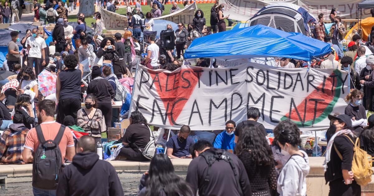 UCLA moves to shut down pro-Palestinian encampment as ‘unlawful’