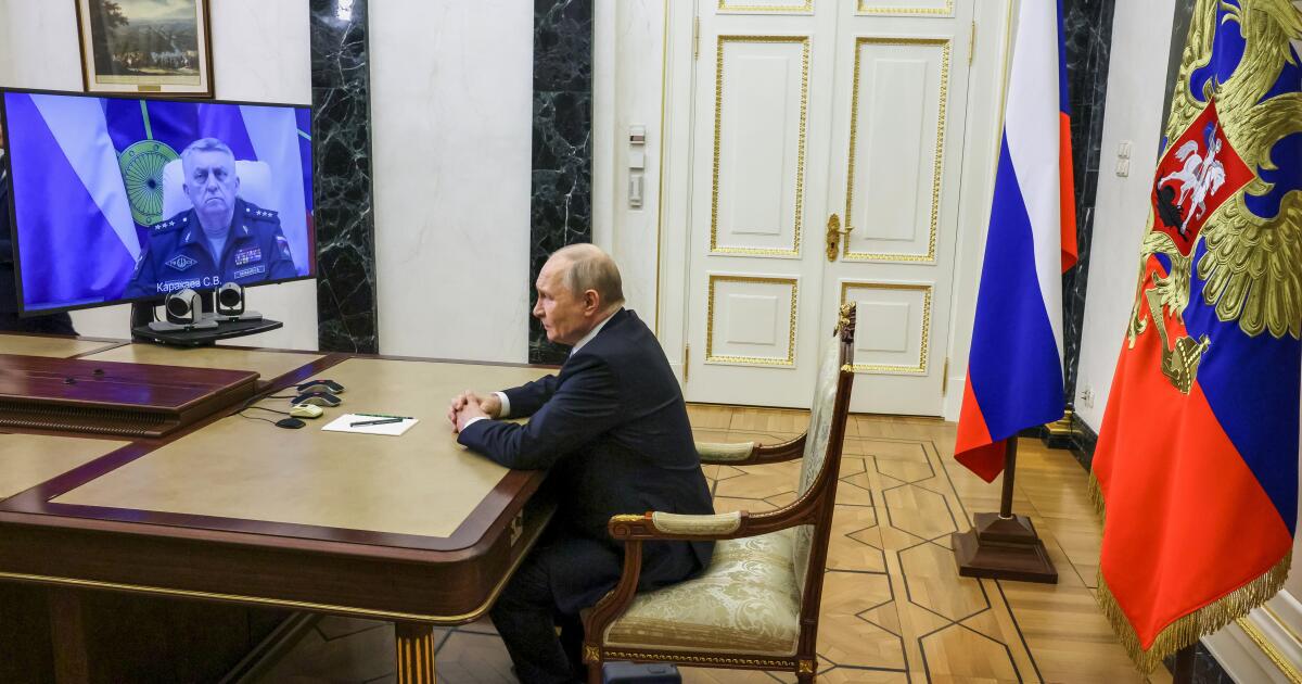 Putin hails Russia's test launch of a new ballistic missile as the world's most powerful