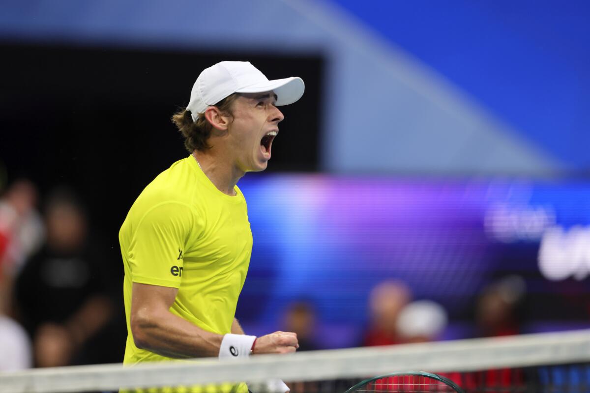 El australiano Alex de Minaur 