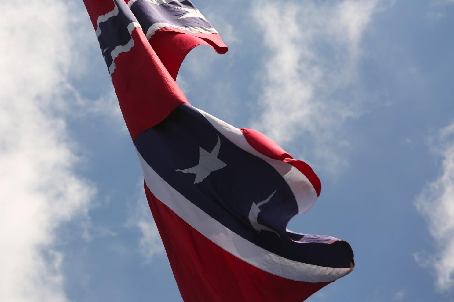 ford logo with rebel flag