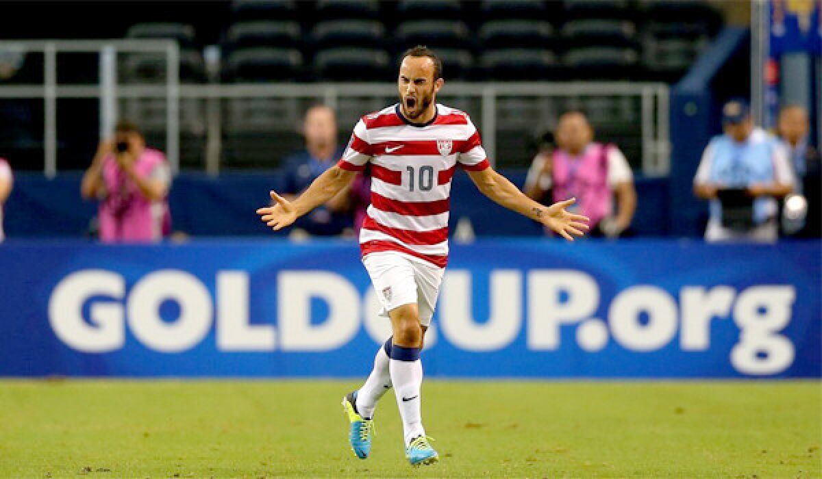 Landon Donovan put two goals on the board for the U.S. national team in a 3-1 victory over Honduras.