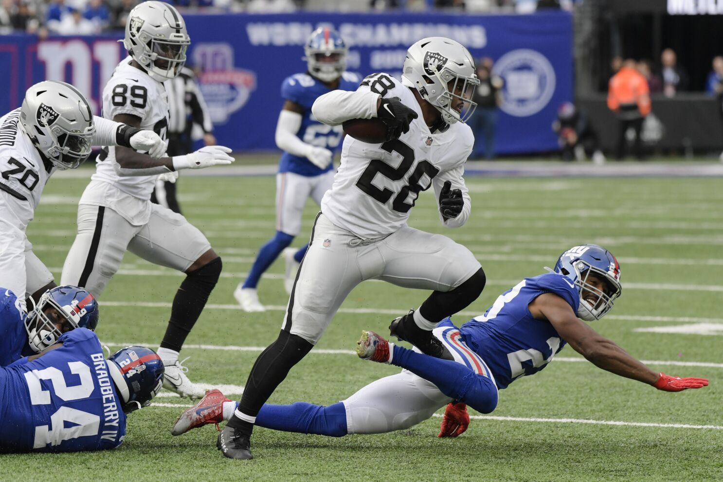 Talking with Las Vegas Raiders offensive coordinator Greg Olson