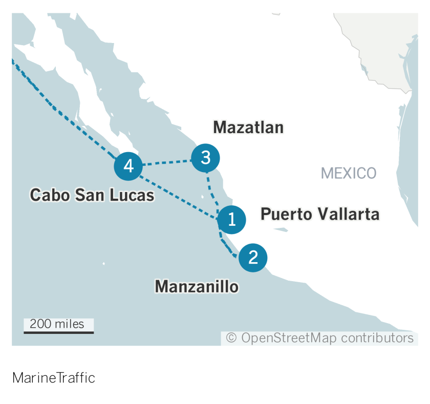 Mexico Plays Down Cruise Ship S Role In Coronavirus Spread Los Angeles Times