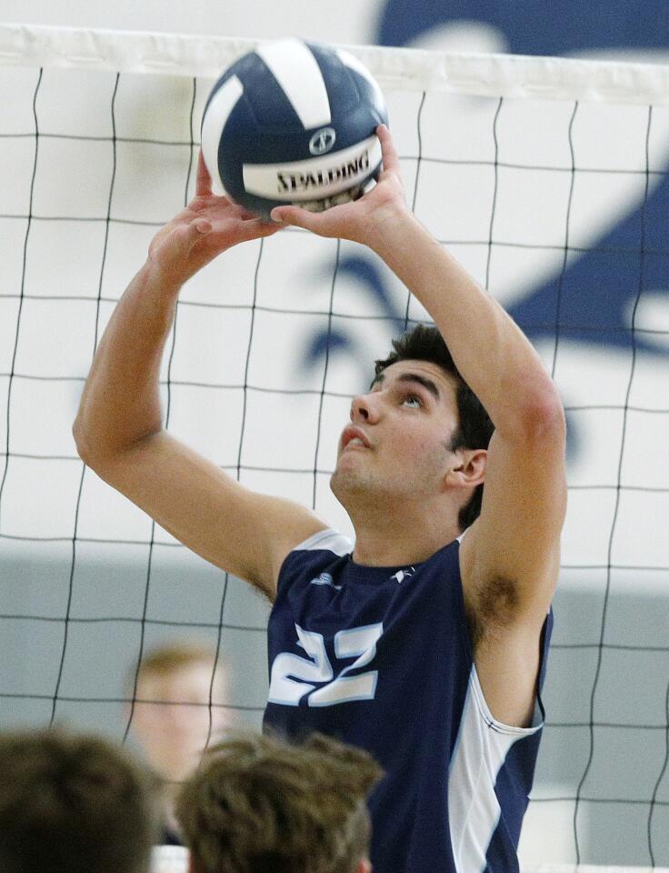 Photo Gallery: Crescenta Valley vs. Burbank in Pacific League boys’ volleyball