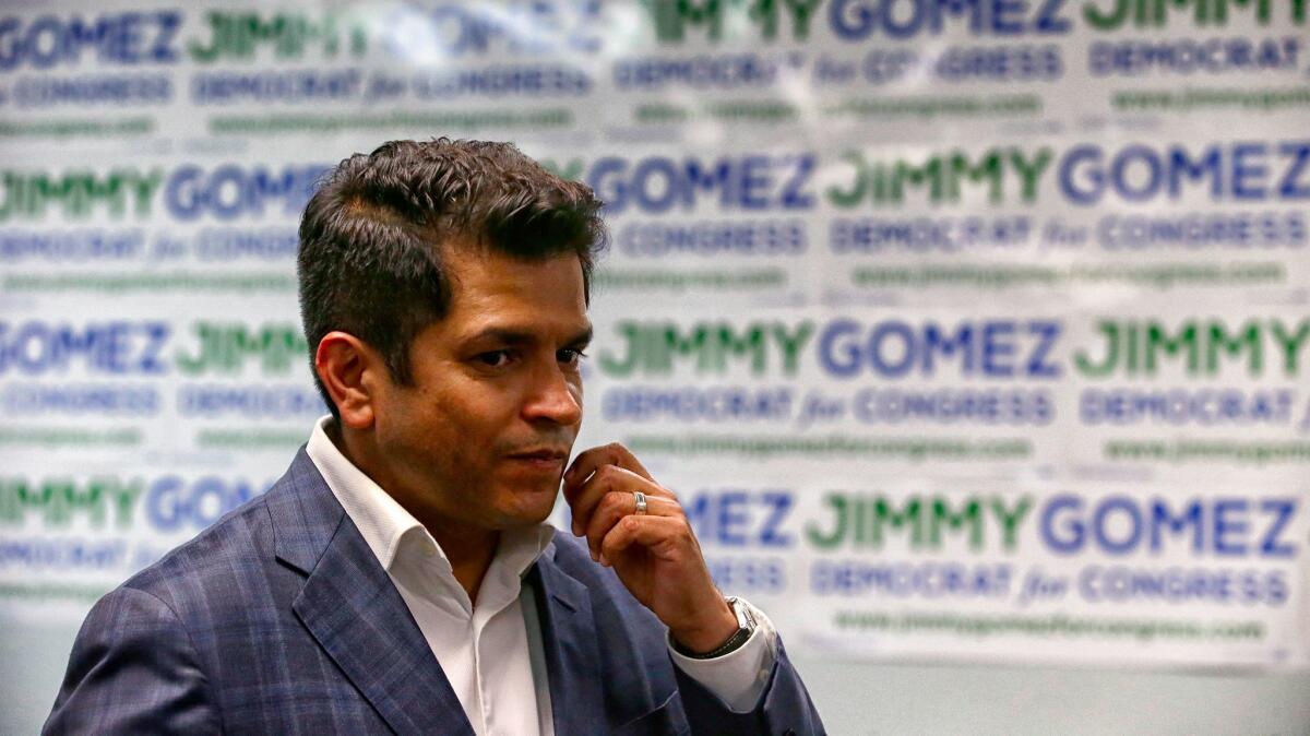 Assemblyman Jimmy Gomez will be sworn into Congress on Tuesday, complicating efforts to pass a reauthorization of California's cap-and-trade program.