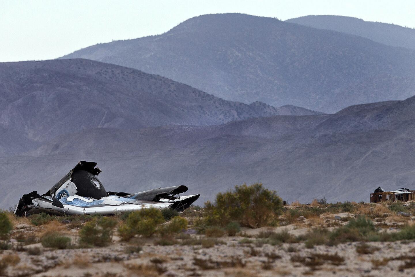 Virgin Galactic's SpaceShipTwo crashes during test flight