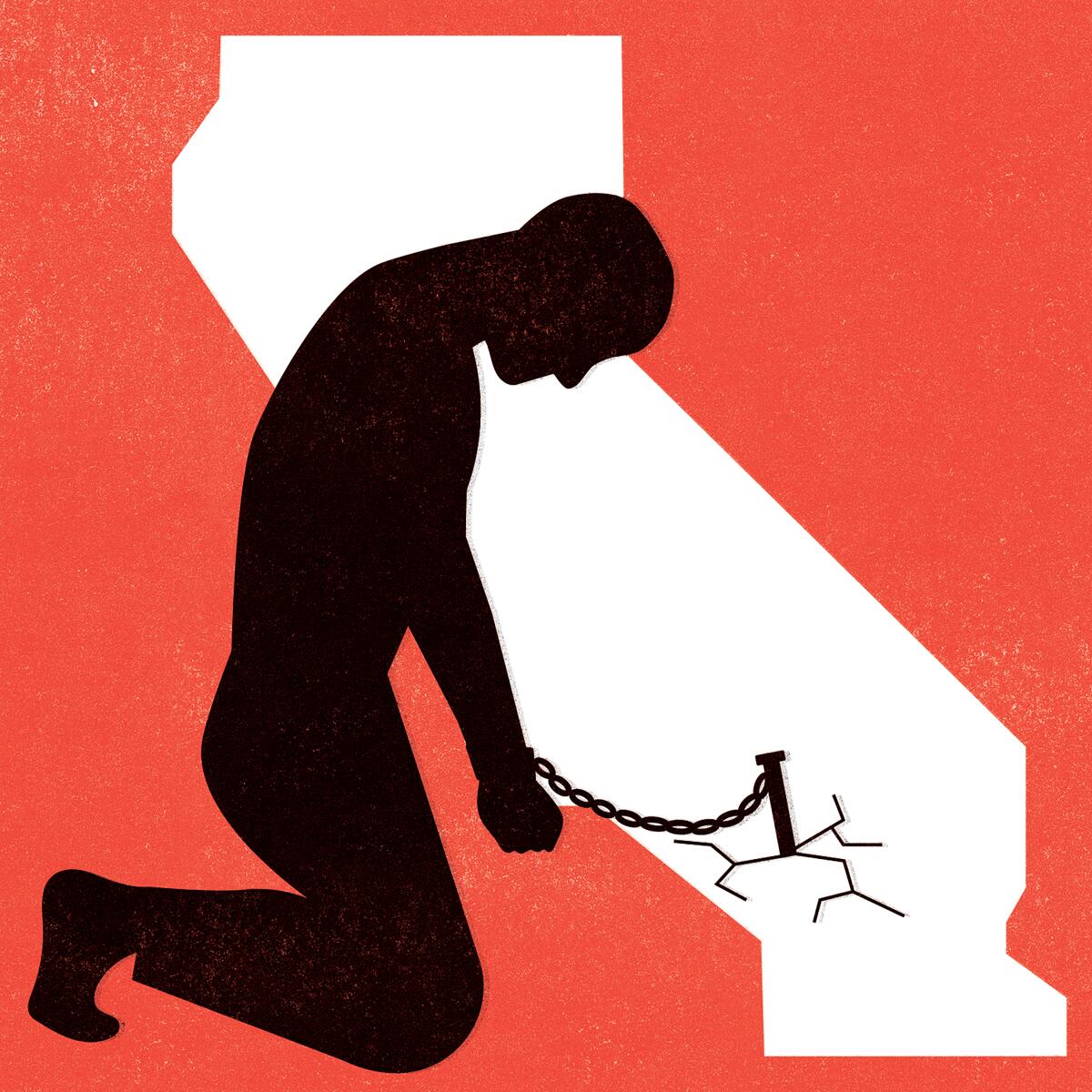 Slavery in California illustration 