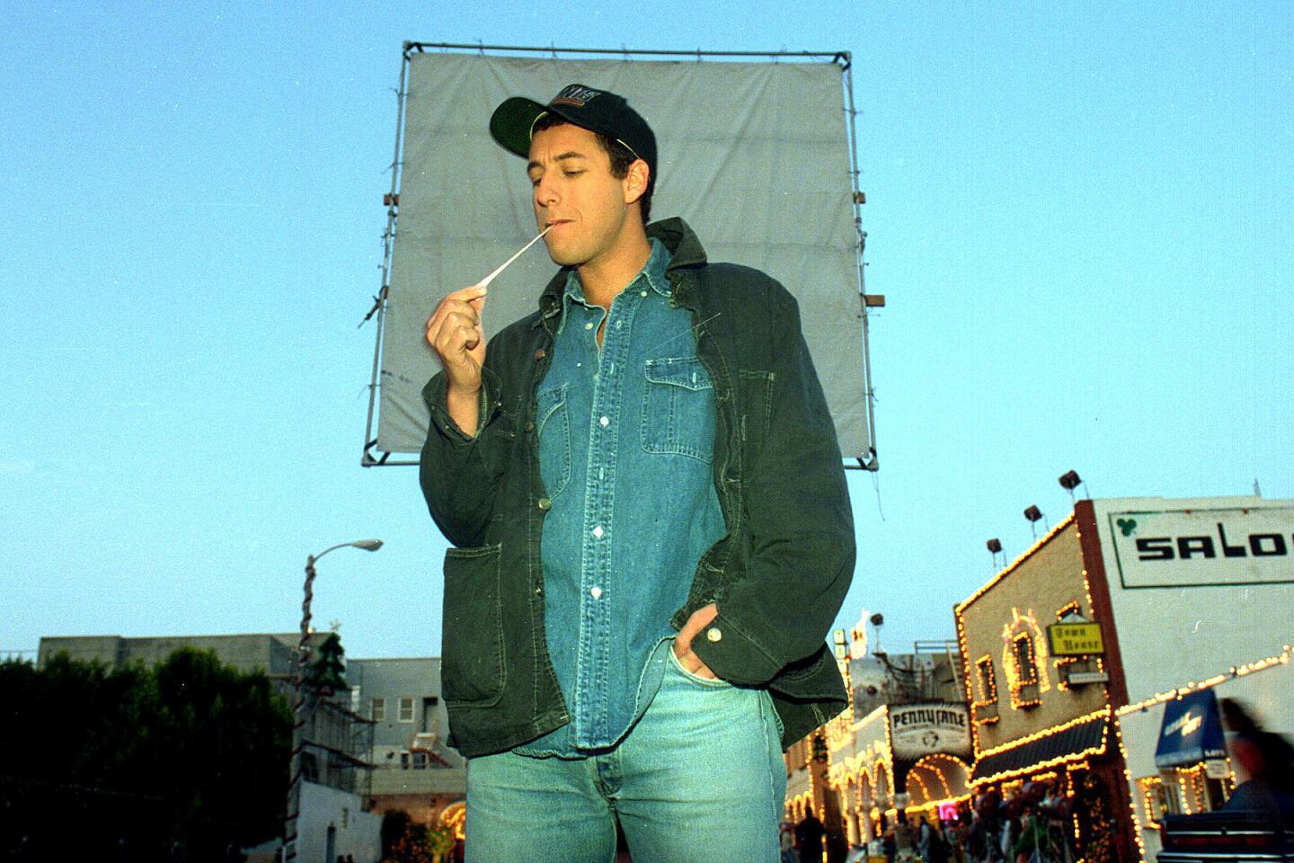 Humble beginnings In 1990, before he became a movie star, Adam Sandler was stoked to be cast as Drug Dealer in an ABC Afterschool Special."