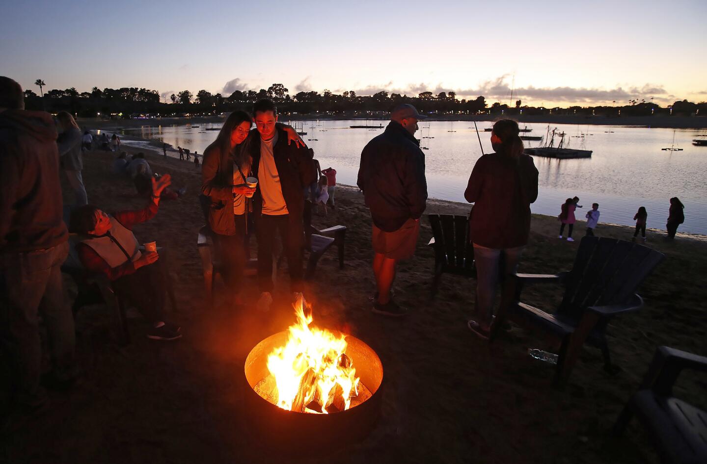 Newport Dunes Waterfront Resort annual tree lighting ceremony