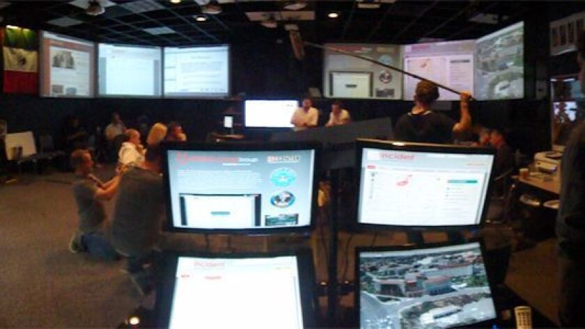 San Diego State University broadly trains people in homeland security and cybersecurity, with much of the training occurring at the school's high-tech "Viz Center."
