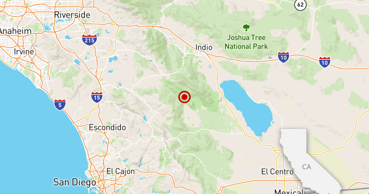 Magnitude 4.2 earthquake strikes near La Quinta, Calif. Magnitude 4.2 earthquake strikes near La Quinta, Calif.