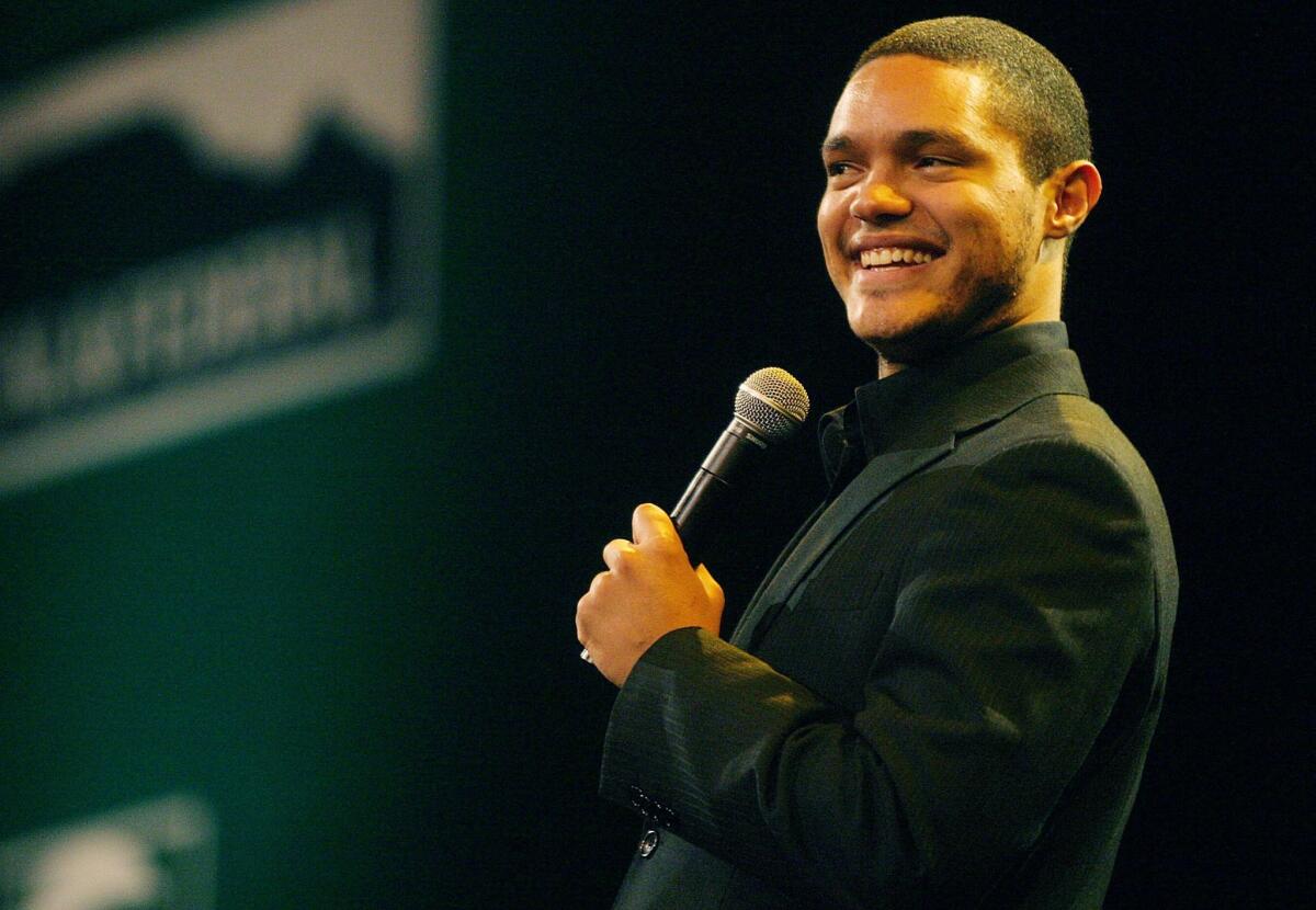 South African stand up comedian Trevor Noah.