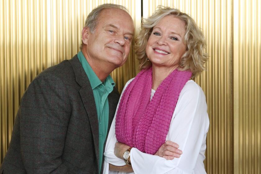 LOS ANGELES, CALIF. -- JANUARY 10, 2018: TV star Kelsey Grammer (left) and Broadway star Christine Ebersole are taking to the opera stage in the L.A. Opera production of "Candide." (Myung J. Chun / Los Angeles Times)