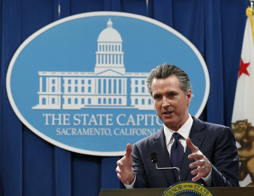 Gov. Gavin Newsom discusses his proposed 2020-21 state budget