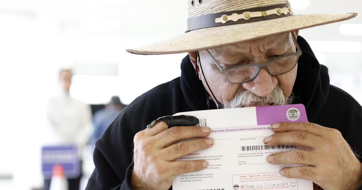 California ballot design prompts false conspiracy theories that the November election is rigged