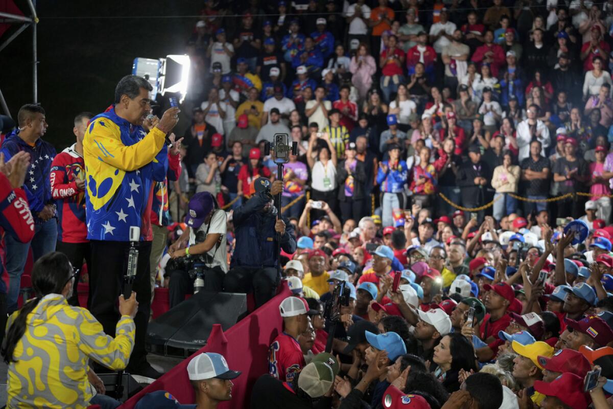 El presidente Nicolás Maduro
