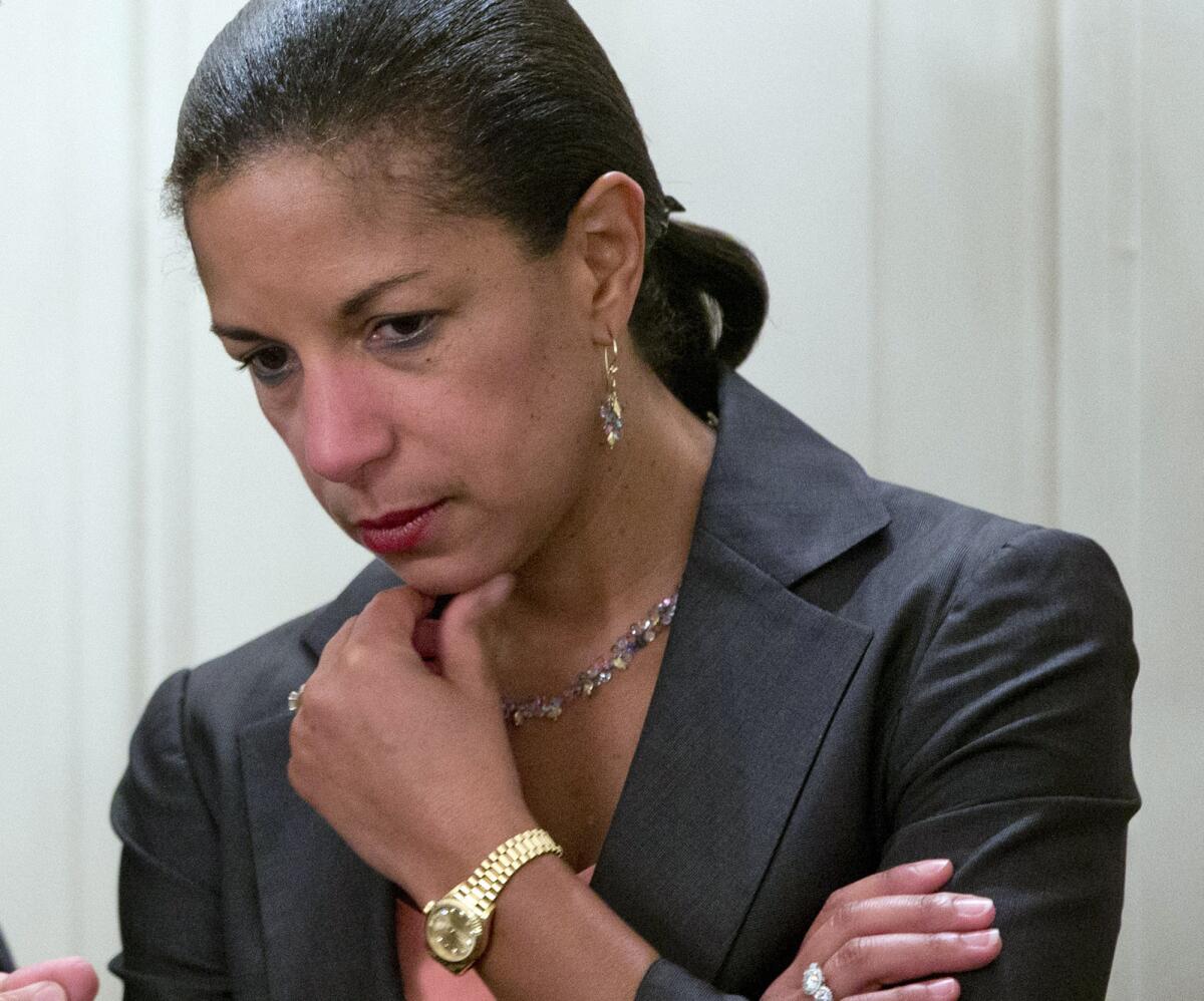National Security Advisor Susan Rice expressed hope that the chaos in Ukraine would soon lead to a unity government.