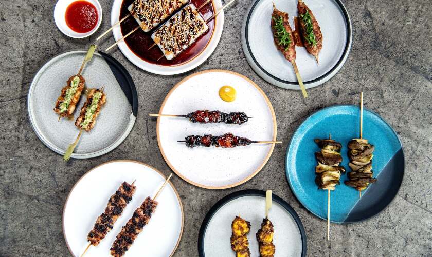 An array of skewers from Needle