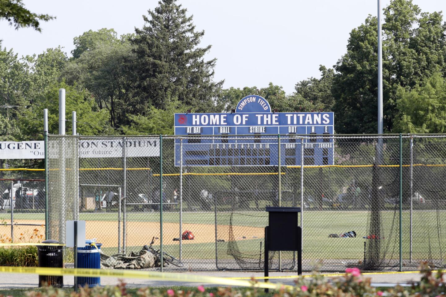 Shooting at congressional softball practice in Alexandria