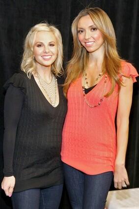 TV personalities Elizabeth Hasselbeck and Juliana Rancic attend the QVC Returns to fashion week show.