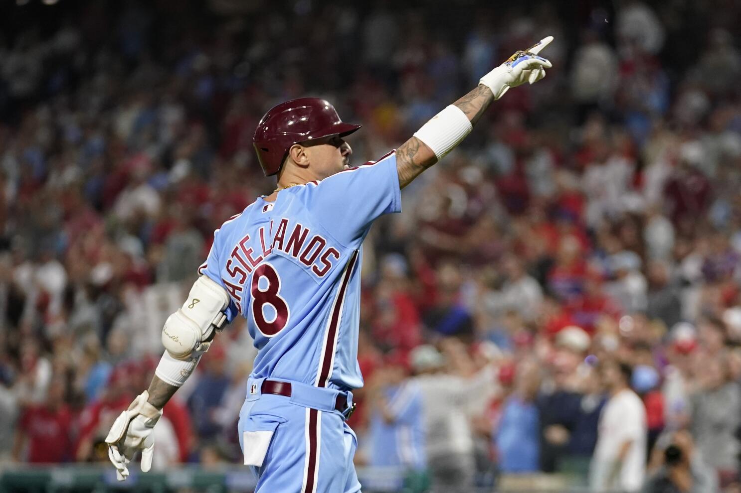 Castellanos drives in 4 to set single-season career-best of 103 RBIs as  Phillies top Mets 5-4 - The San Diego Union-Tribune