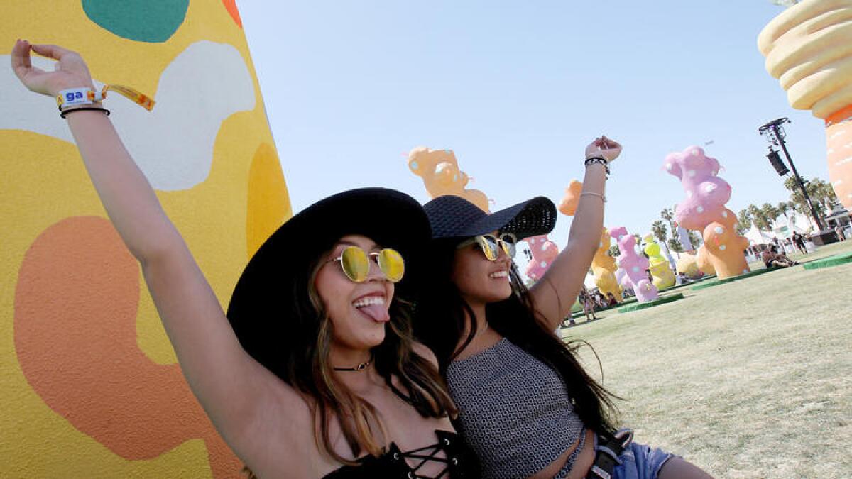 The Chiaozza Garden at Coachella Music makes a prime place for picture-taking.