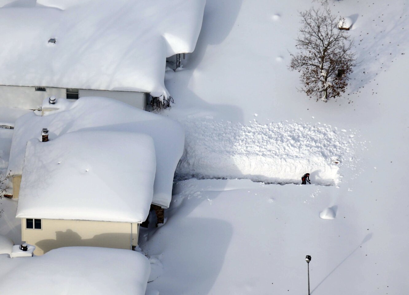 Wall of snow slams Buffalo, N.Y., as cold strikes much of U.S. - Los Times