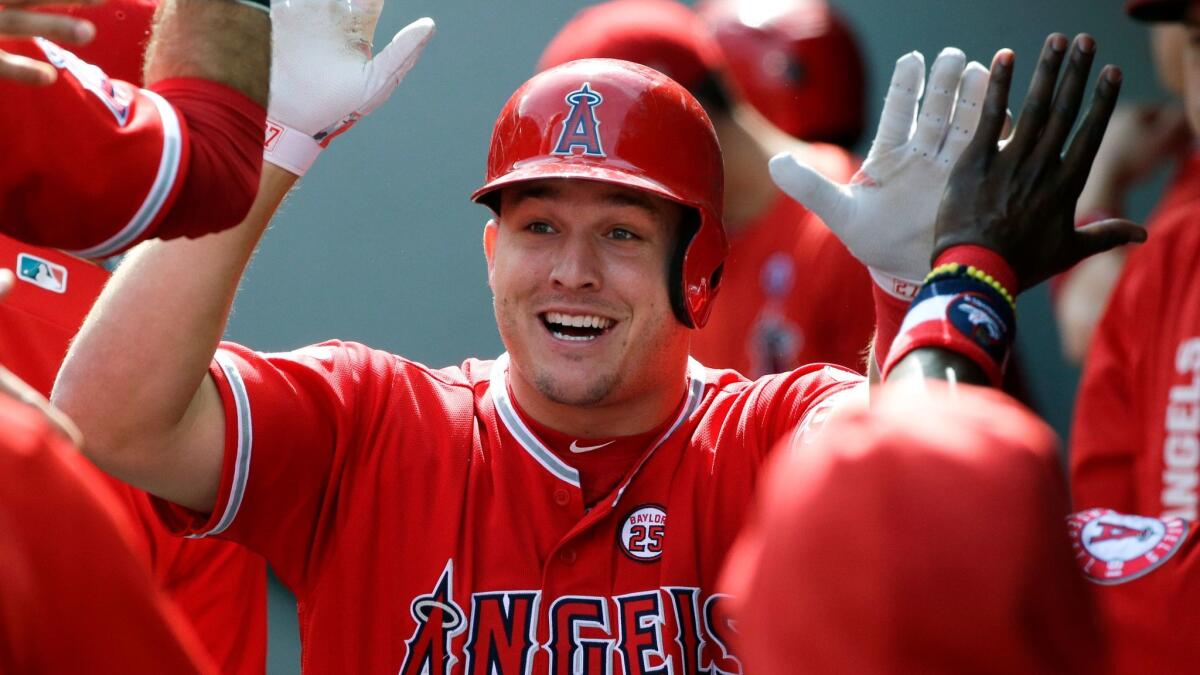 The Angels' Mike Trout is likely to finish in the top two spots in American League MVP voting again.