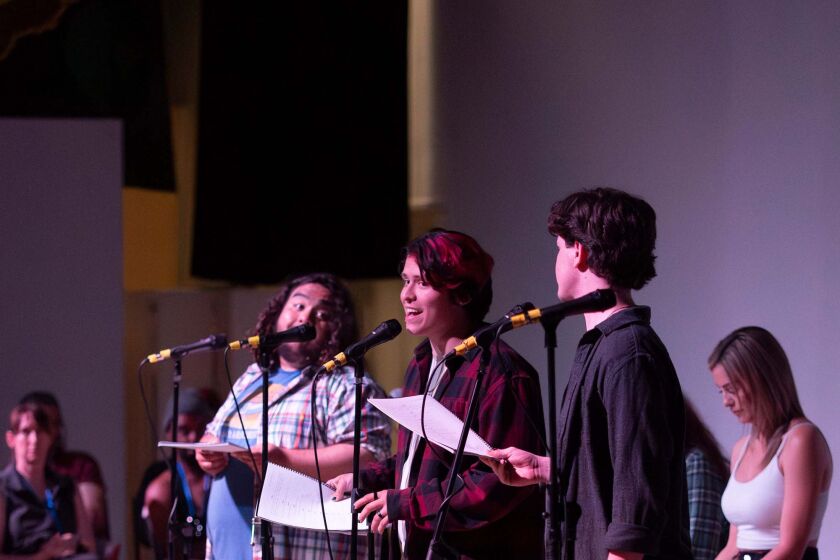 A staged reading of "1996: A blink-182 Musical" at San Diego Fringe festival.