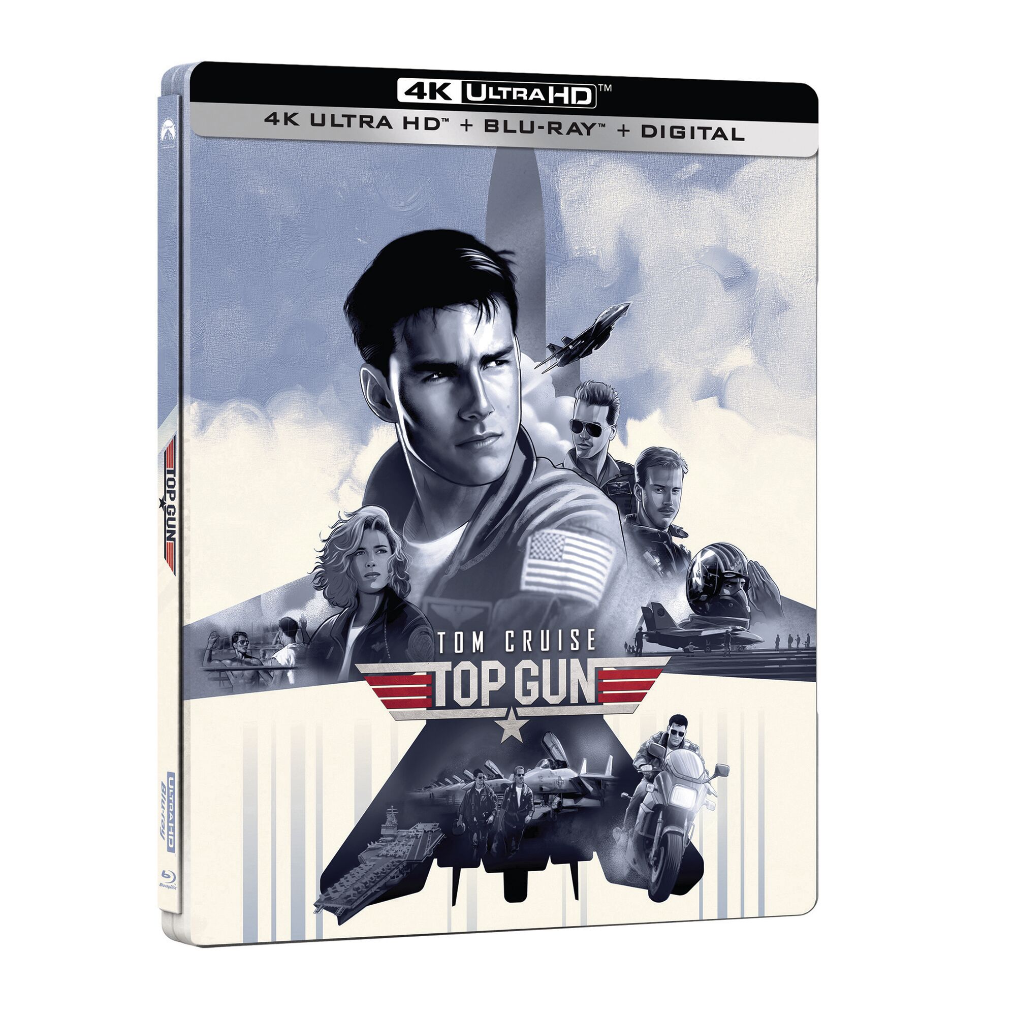 Box set of 4K UltraHD, Blue Ray Disc of "Top Gun"