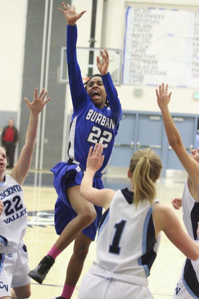 Photo Gallery: Crescenta Valley vs. Burbank league girls basketball