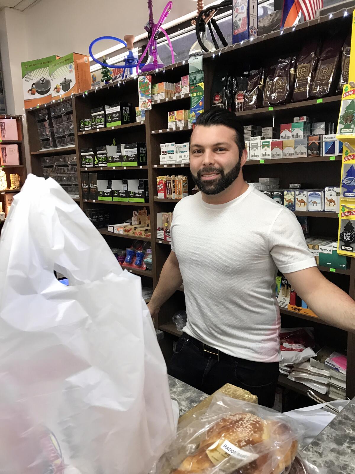 Artin Shahbazian, owner of Palmer Market, Glendale.