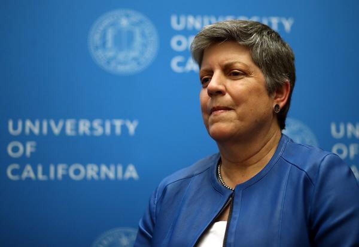 UC President Janet Napolitano