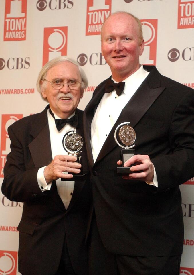 Thomas Meehan, left, the three-time Tony Award-winning book writer died Aug. 21, 2017, at the age of 88. Read more.