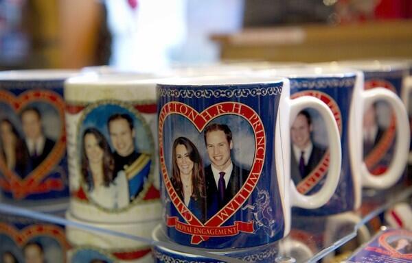 Royal wedding souvenirs