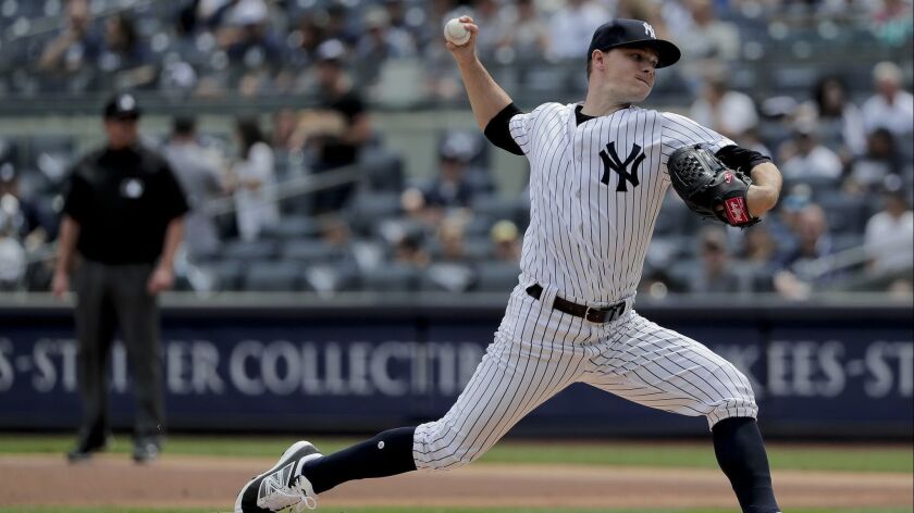 Yankees pitcher Sonny Gray.