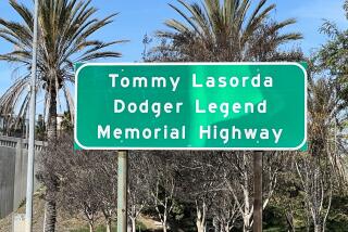 Los Angeles Dodgers icon Tommy Lasorda is having a portion of the 5 Freeway named after him.