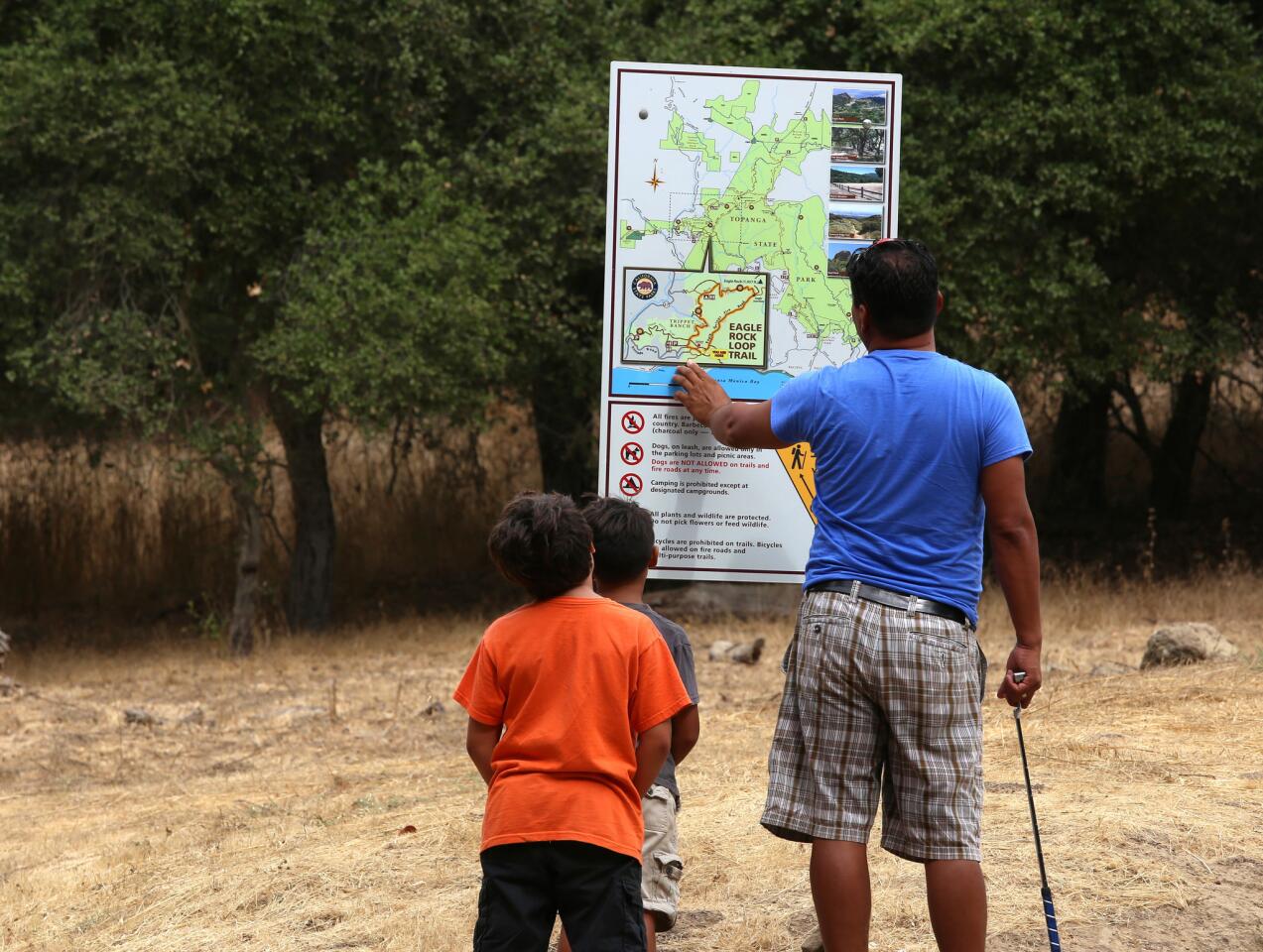 Walk on Trippet Ranch trail