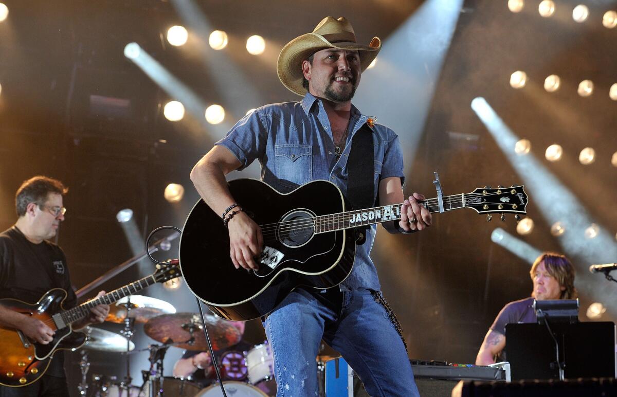 Jason Aldean, shown performing in Nashville in April, is among the headliners for the 2014 Stagecoach Country Music Festival in Indio.