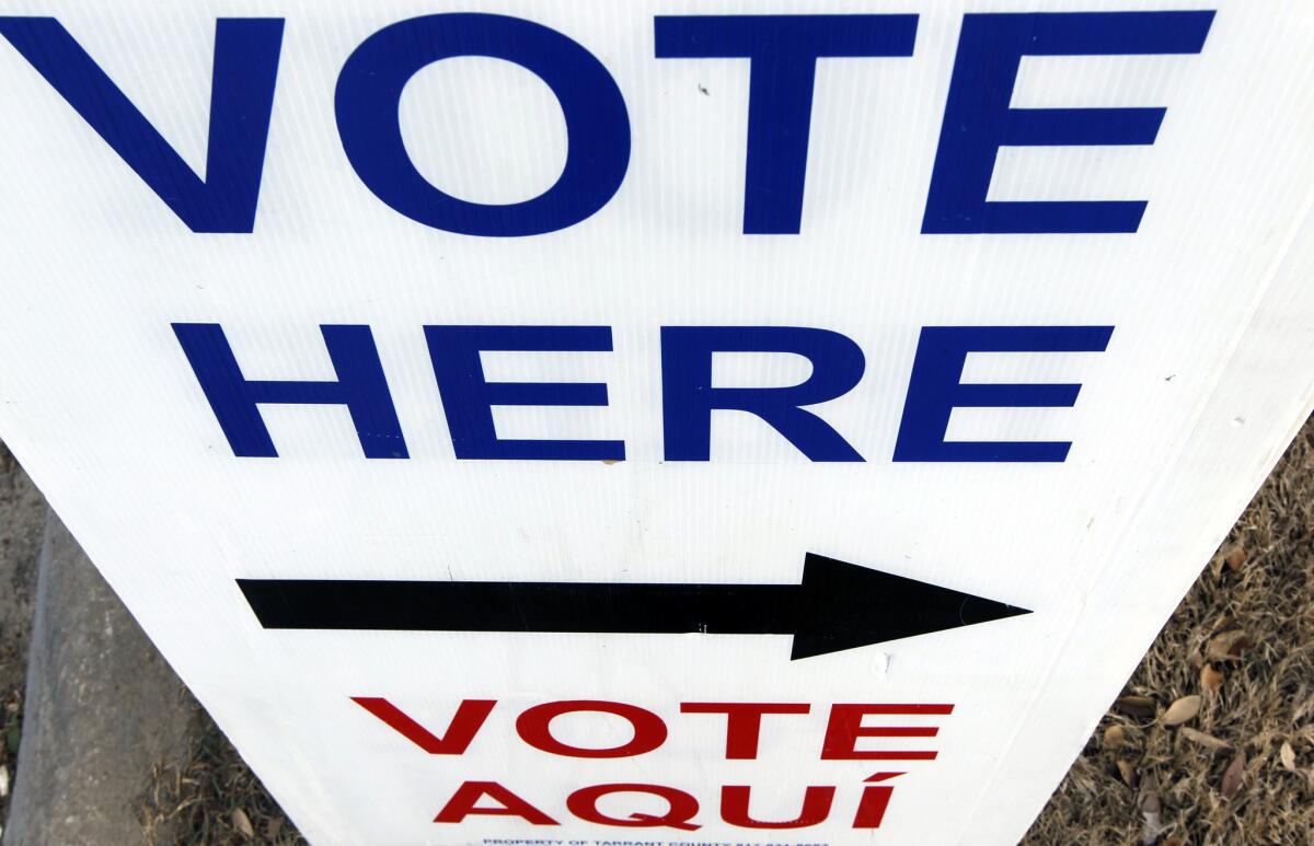 Texas voters go to the polls Tuesday for primary elections.