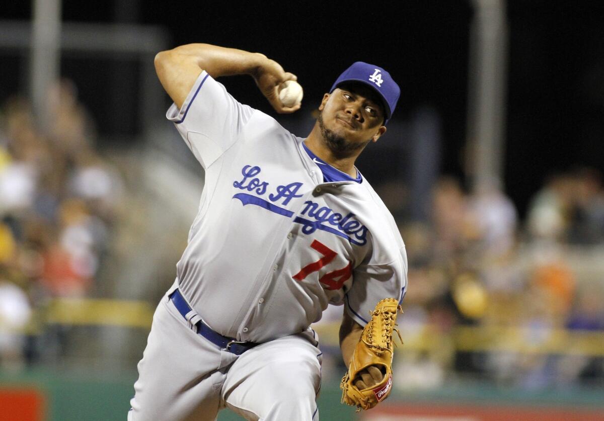 Dodgers pitcher Kenley Jansen will work out with the team through Sunday but is expected to pitch for the Netherlands in the World Baseball Classic on Monday night.