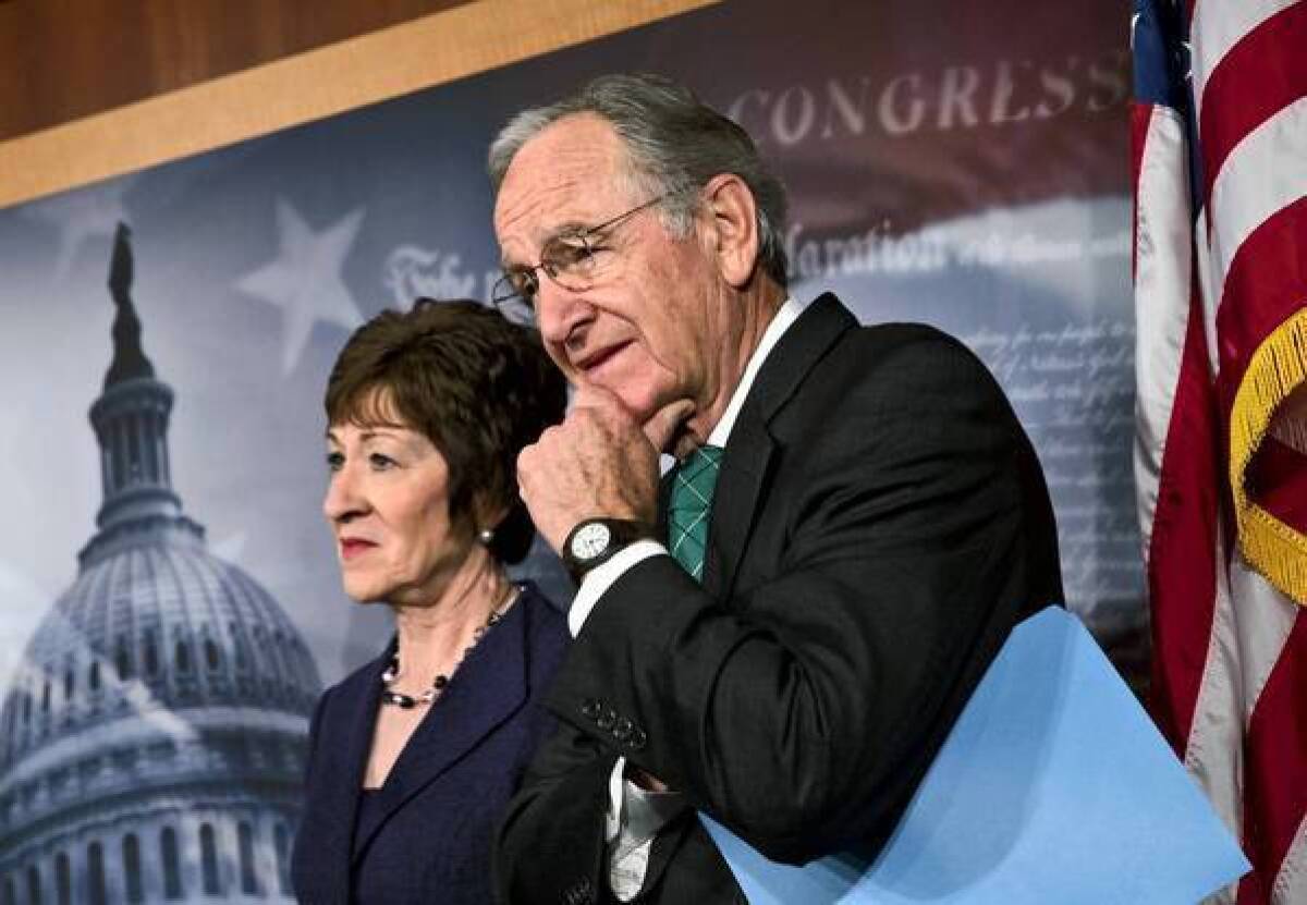 Sens. Susan Collins (R-Maine) and Tom Harkin (D-Iowa) are among strong supporters of a bill that would bar workplace discrimination based on sexual orientation. It gained enough bipartisan support to clear a key hurdle in the Senate.