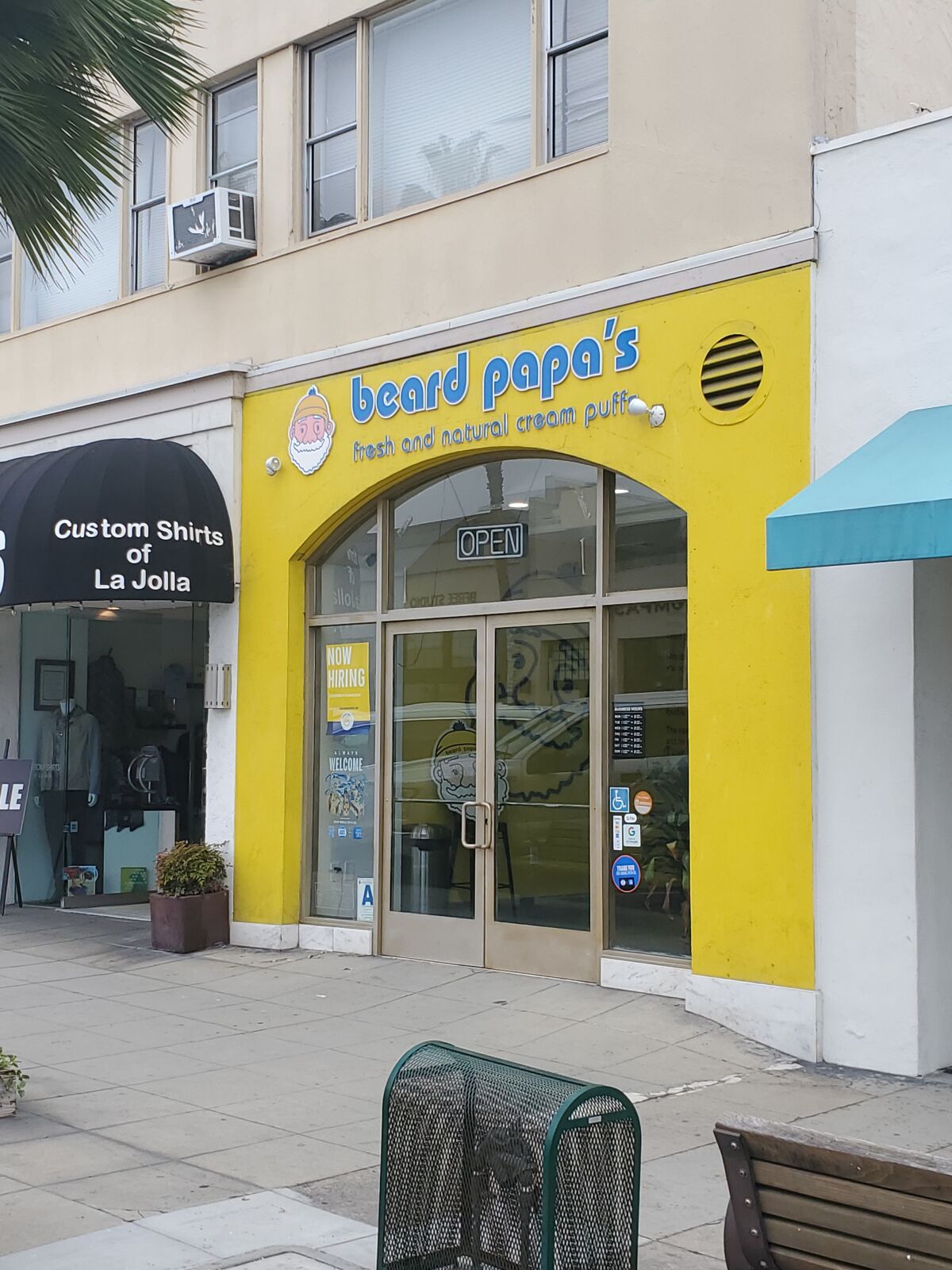 Beard Papa's pastry shop in La Jolla was burglarized last month.