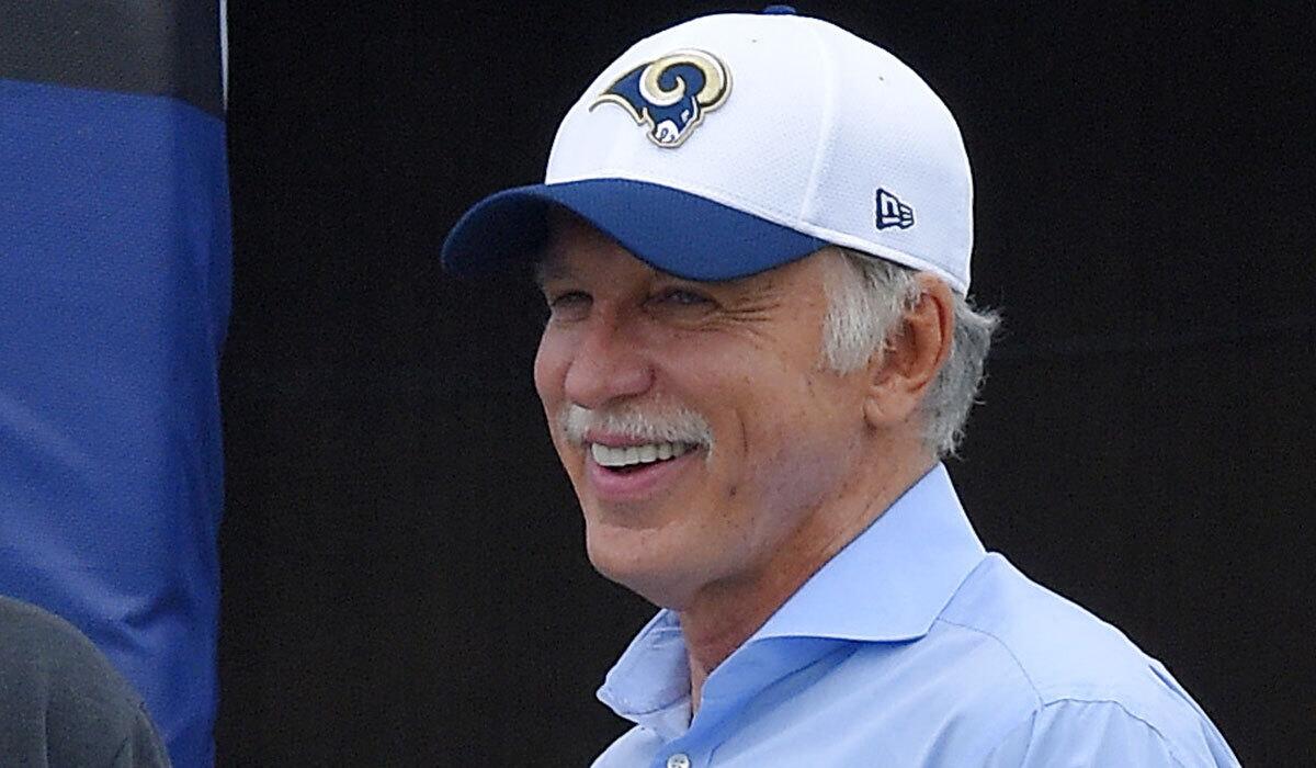 St. Louis Rams owner Stan Kroenke attends training camp Aug. 17 in Oxnard.