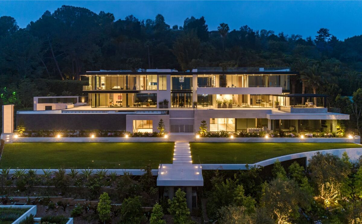 The 34,000-square-foot spec mansion.