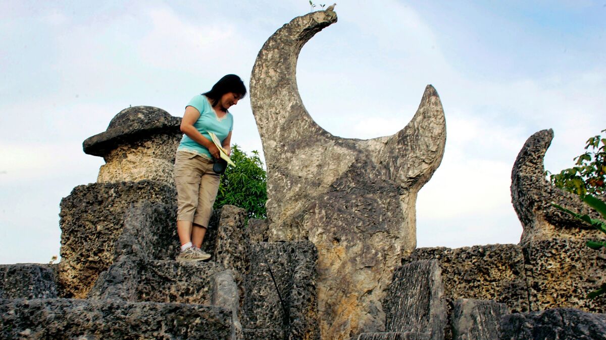 The Coral Castle, one of Florida's odd attractions.