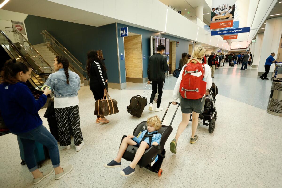 Some LAX passengers were unsure where to go Thursday when Terminal 1 was reopened.