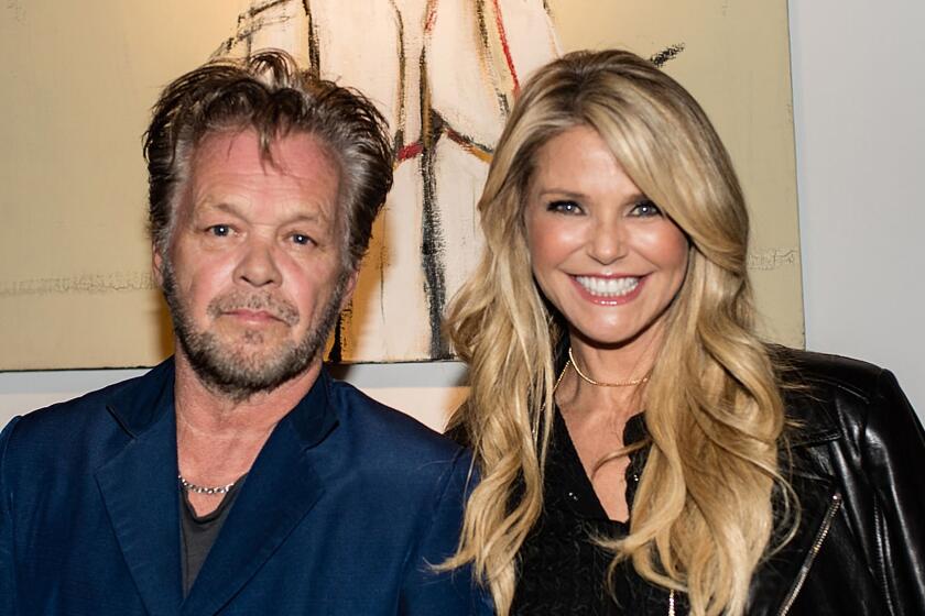 John Mellencamp and Christie Brinkley at a New York City gallery opening in October 2015.