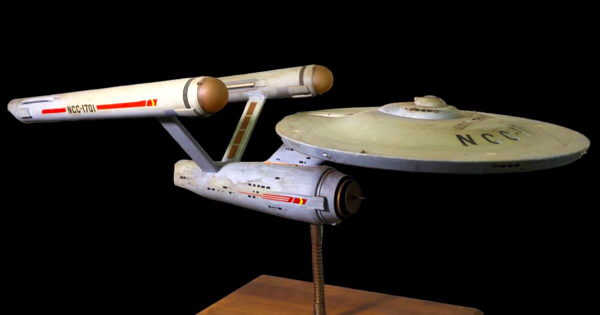 Original ‘Star Trek’ Enterprise model was lost and found decades later. Now it’s the subject of a lawsuit
