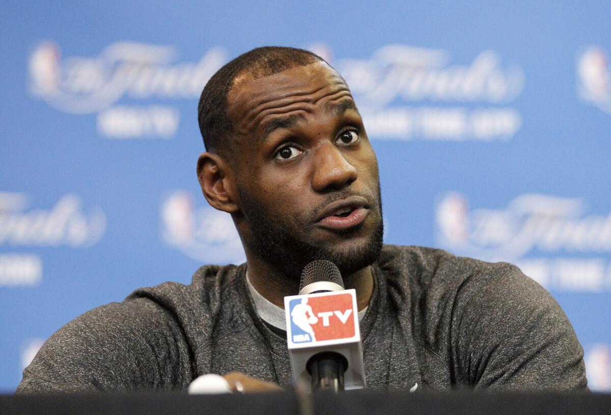 LeBron James is heading to ... probably Brazil to watch the World Cup final.